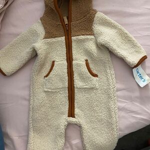 Carters Sherpa Warm Suit 3 months NWT unisex boys girls